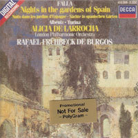 [중고] Alicia De Larrocha, Rafael Fruhbeck De Burgos / Falla : Nights In The Gardens Of Spain, etc. (dd0546)