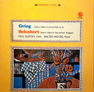 [중고] [LP] Paul Olefsky, Walter Hautzig / Grieg: Sonata In A Minor For Cello And Piano, Schubert: Sonata In A Minor For Cello And Piano Arpeggione (수입/stpl512890)