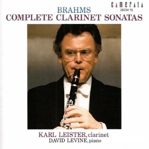 Karl Leister, David Levine / Brahms : Complete Clarinet Sonatas (일본수입/미개봉/32cm75)