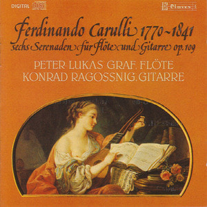 [중고] Peter-Lukas Graf, Konrad Ragossnig / Carulli - Six Serenades Pour Flute Et Guitare Op.109 (cvcd7011)