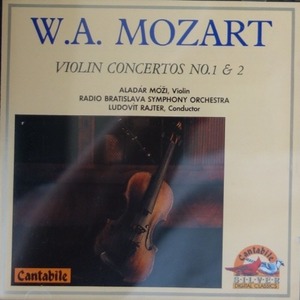 [중고] Aladar Mozi / Mozart : Violin Concertos No.1 &amp; 2 (sxcd5104)