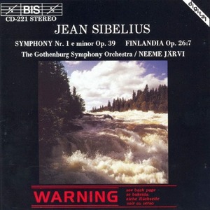 [중고] Neeme Jarvi / Sibelius : Symphony No.1 in e &amp; finlandia (skcdl0172)