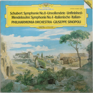 [중고] Giuseppe Sinopoli / Schubert : Symphony No.8, Mendelssohn : Symphony No.4 (cdg029)