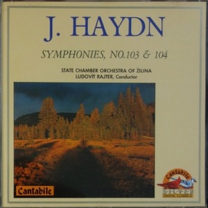 [중고] Ludovit Rajter / Haydn: Symphonies, No.103 &amp; 104 (sxcd5101)