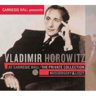 [중고] Vladimir Horowitz / Vladimir Horowitz At Carnegie Hall - The Private Collection : Mussorgsky &amp; Liszt (홍보용/s70366c)