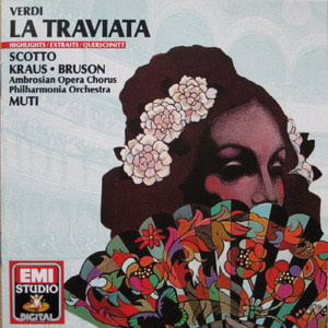 [중고] Riccardo Muti / Verdi : La Traviata - Highlights (수입/724348333223)
