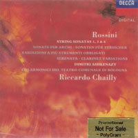 Dimitri Ashkenazy, Riccardo Chailly / Rossini : String Sonatas 1, 3 &amp; 6 (미개봉/홍보용/dd0981)