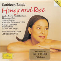 [중고] Kathleen Battle / Previn : Honey &amp; Rue (홍보용/dg2189)