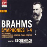 [중고] Christoph Eschenbach / Brahms : Symphony No.1-4 (4CD/수입/724356208124)