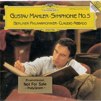[중고] Claudio Abbado / Mahler : Symhonie No.5 (홍보용/dg1556)