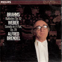 [중고] Alfred Brendel / Brahms : Ballades Op.10, Webber : Piano Sonata Op.39 (수입/홍보용/4264392)