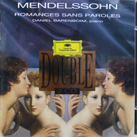 [중고] Daniel Barenboim / Mendelssohn : Romances Sans Paroles (2CD/dg2918)