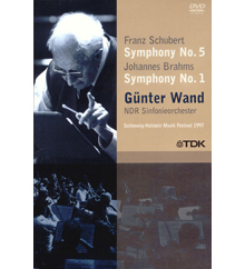 [DVD] Gunter Wand / Schubert : Symphony No.5, Brahms : Symphony No.1 (수입/미개봉/cowand7)