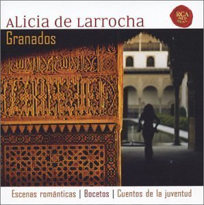 Alicia De Larrocha / Granados : Escenas Romanticast, Bocetos (그라나도스 : 피아노 작품집/미개봉/bmgcd9j72)
