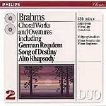 [중고] Wolfgang Sawallisch / Brahms : Choral Works And Overtures - German Requiem, Song of Destiny, Alto Rhapsody (2CD/수입/4387602)