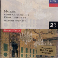 [중고] Mayumi Fukikawa, Walter Weller / Mozart : Violin Concertos 1-5 (2CD/dd2962)