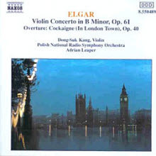 [중고] 강동석, Adrian Leaper / Elgar : Violin Concerto (수입/8550489)