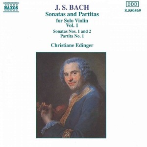 [중고] Christiane Edinger / Bach : Sonatas And Partitas For Solo Violin Vol.1 (수입/8550569)