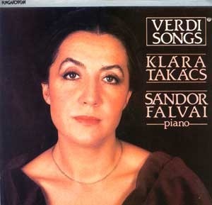 [LP] Klara Takacs, Sandor Falvai / Verdi : Songs (미개봉/SUCR115)