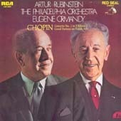 [LP] Artur Rubinstein, Eugene Ormandy / Chopin: Concerto No.2, Grand Fantasy On Polish Airs (미개봉/srcr062)