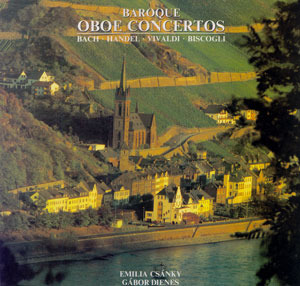 [LP] Emilia Csanky, Gabor Dienes / Bach, Handel, Vivaldi, Biscogli : Baroque Oboe Concertos (미개봉/sucr101)