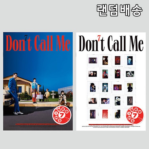 샤이니 (Shinee) / 정규 7집 Don&#039;t Call Me (PhotoBook Ver./버전 2종 중 랜덤발송/미개봉)