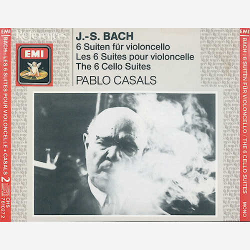 [중고] Pablo Casals / Bach : Suite fur Violoncello Solo (2CD/수입/077776102726)
