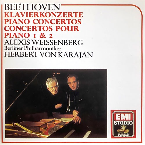 [중고] Alexis Weissenberg, Herbert von Karajan / Beethoven : Piano Concertos Nos.1&amp;2 (ekcd02042/7693342)