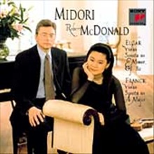 [중고] Midori, McDonald / Elgar : Violin Sonata Op.82, Franck : Violin Sonata M.8 (수입/sk63331)