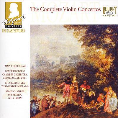 [중고] V.A / Mozart 250 Years The Masterworks: The Complete Violin Concertos (3CD/수입/92868)