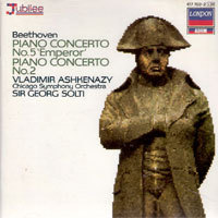 [중고] Sir Georg Solti / Beethoven : Piano Concertos Nos. 5&amp;2 (수입/4177032)