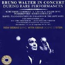 [중고] Bruno Walter / Bruno Walter in Concert During Rare Performances by Paul Wittgenstein (수입/ab78532)
