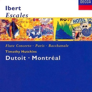 Charles Dutoit / Ibert : Escales, Flute Concerto, Etc (미개봉/홍보용/dd2177)
