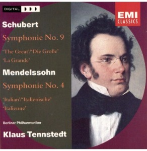 Klaus Tennstedt / Schubert : Symphonie No.9, Mendelssohn : Symphonie No.4 (미개봉/ekcd02022)