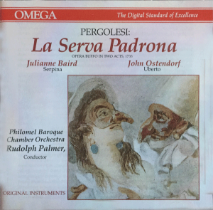 Julianne Baird, John Ostendorf, Rudolph Palmer / Pergolesi : La Serva Padrona (미개봉/oovc5042)