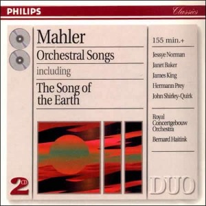 [중고] Bernard Haitink / Mahler : Orchestral Songs (2CD/dp4537/4540142)