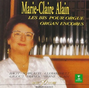 [중고] Marie-Claire Alain / Les Bis Pour Orgue - Organ Encores (수입/4509928882)