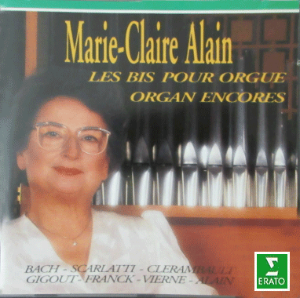 [중고] Marie-Claire Alain / Les Bis Pour Orgue - Organ Encores (4509928882)