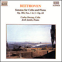[중고] Csaba Onczay / Beethoven: Cello Sonata No.4 Op.102-1, No.5 Op.102-2 &amp; No.3 Op.69 (수입/8550478)