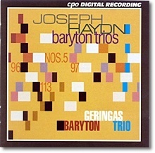 [중고] Geringas Baryton Trio / Haydn : Baryton Trios (수입/cpo9990942)
