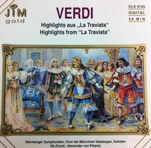 [중고] Alexander Von Pitamic / Verdi : Highlights From La Traviata (수입/cls4105)