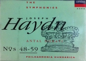 [중고] Antal Dorati / Haydn : Symphonies 48-59 (수입/4CD Boxset/4259152)