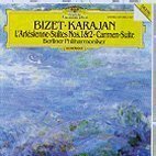 [중고] Herbert Von Karajan / Bizet : L&#039;Arlesienne Suiten Nr.1.2, Carmen-Suite (홍보용/dg0189)