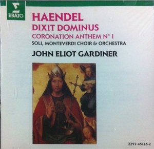 [중고] John Eliot Gardiner / Haendel : Dixit Dominus, Coronation Anthem No.1 (수입/2292451362)