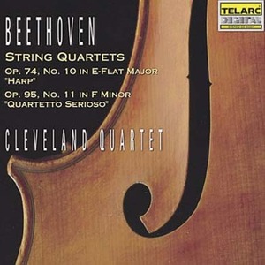 [중고] Cleveland Quartet / Beethoven : String Quartet No.10 Op.74 &#039;Harp&#039;, No.11 Op.94 &#039;Serioso&#039; (수입/cd80351)