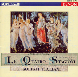 [중고] I Solisti Italiani / Il Cimento Dell&#039;Armonia E Dell&#039;Inventione Vol.1 - Vivaldi: Le Quatro Stagioni (일본수입/33co1471)