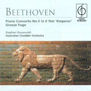[중고] Stephen Kovacevich / Beethoven : Piano Concerto No.5 Emperor, Grosse Fuge Op.133 (수입/724358561623)
