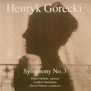 [중고] David Zinman / Gorecki : Symphony No.3 Op.36 Symphony of Sorrowful Songs (수입/7559792822)