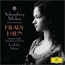 [중고] Hilary Hahn, Esa-Pekka Salonen / Schoenberg &amp; Sibelius: Violin Concerto (dg7523)
