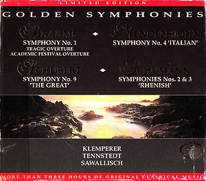 [중고] Otto Klemperer, Klaus Tennstedt, Wolfgang Sawallisch / Golden Symphonies (3CD Box Set/하드커버/ekcd0202)